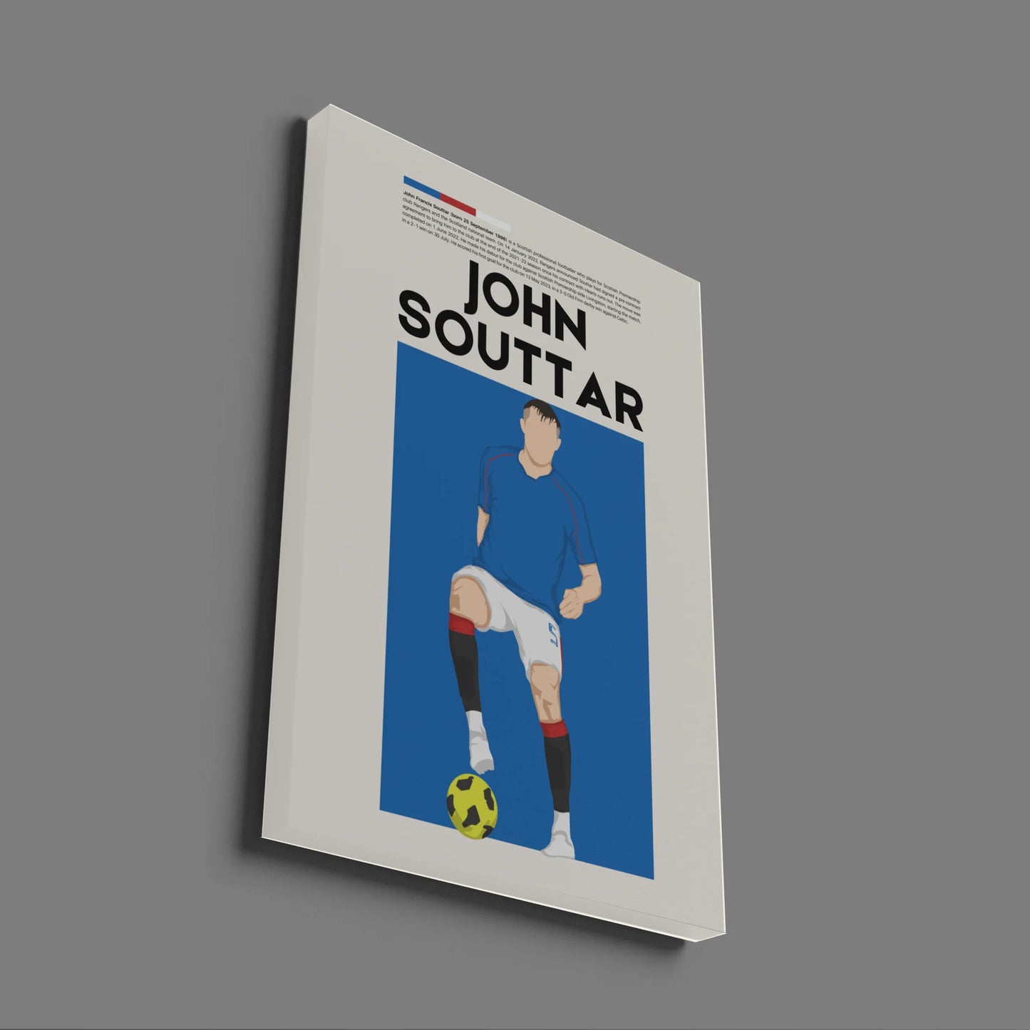 John Souttar Rangers - Minimalist