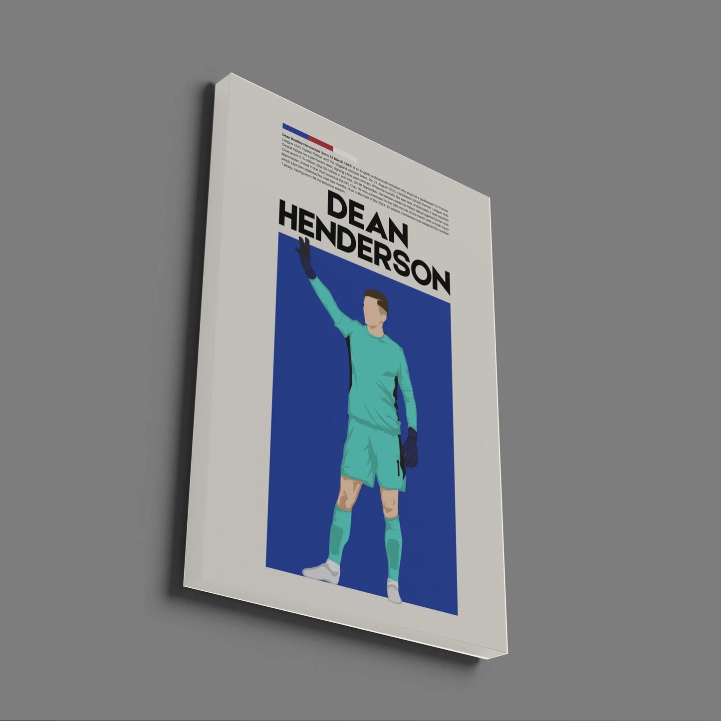 Dean Henderson Crystal Palace - Minimalist