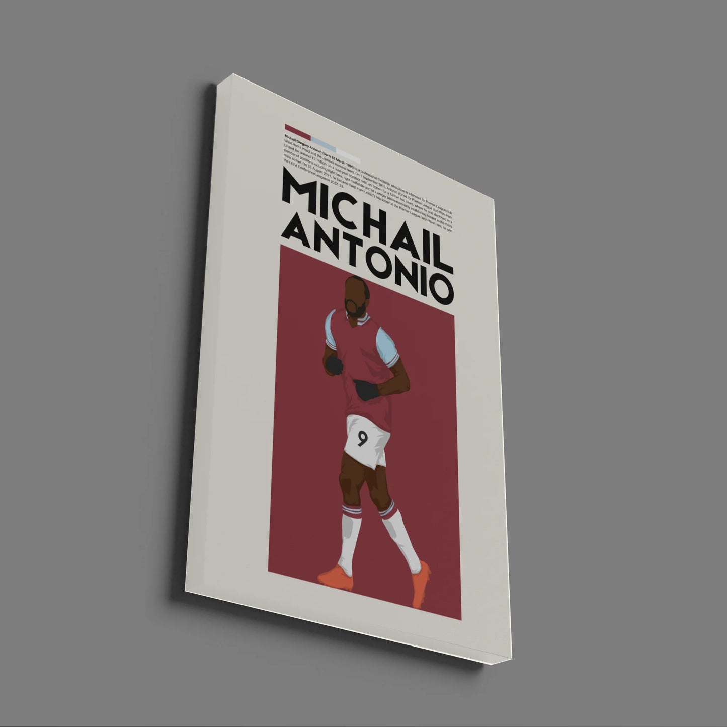 Michail Antonio West Ham - Minimalist