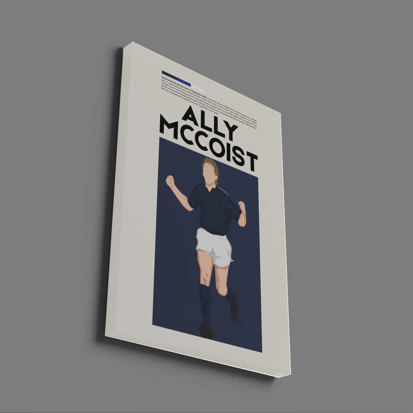 Ally McCoist Scotland - Minimalist