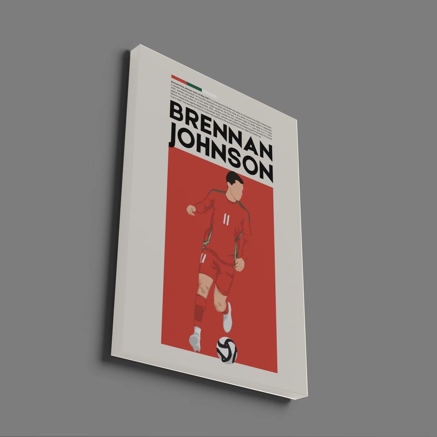 Brennan Johnson Wales - Minimalist