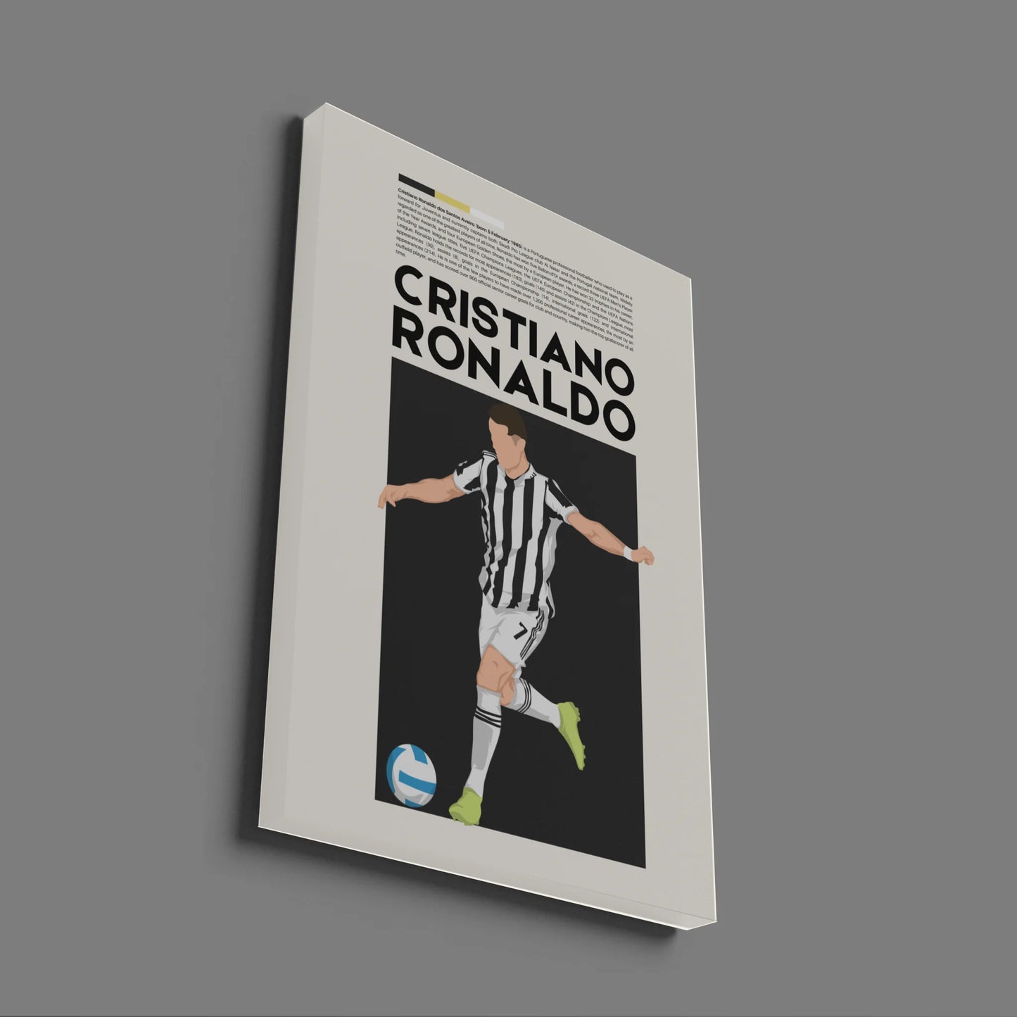 Cristiano Ronaldo Juventus - Minimalist