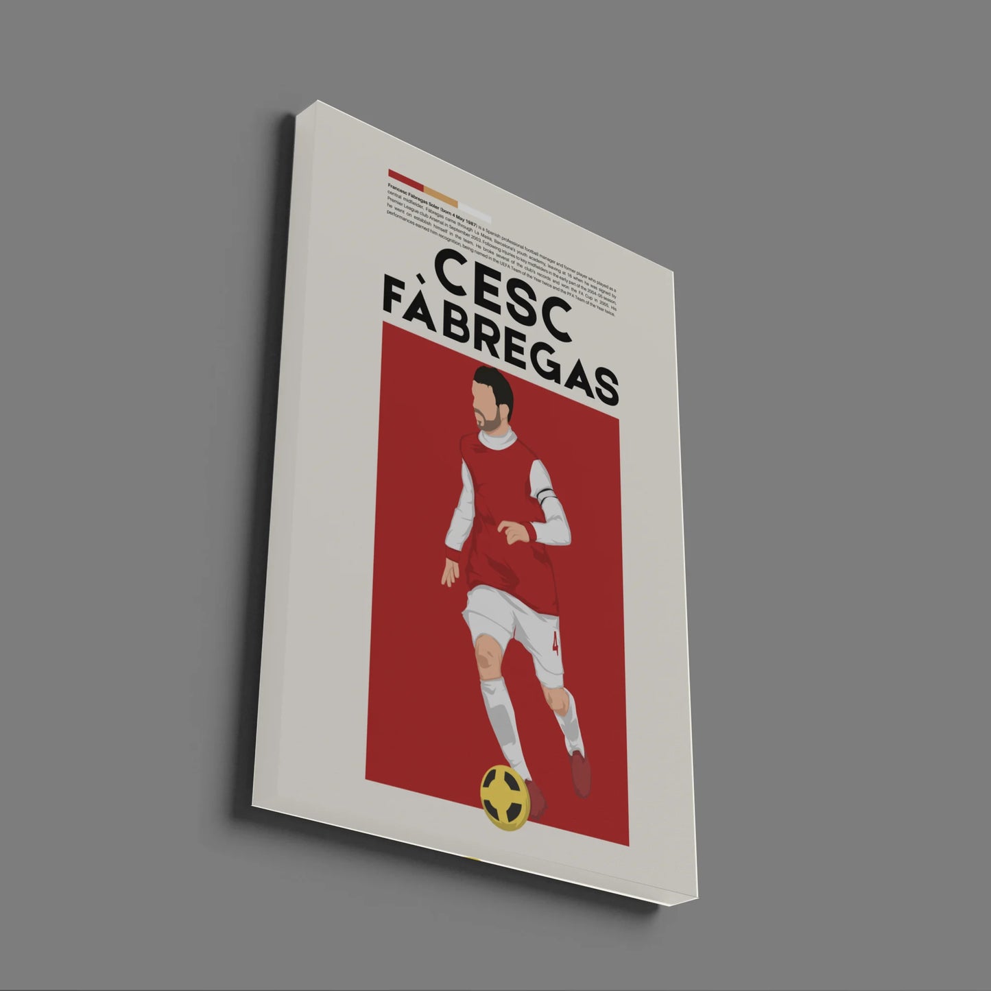 Cesc Fàbregas Arsenal - Minimalist