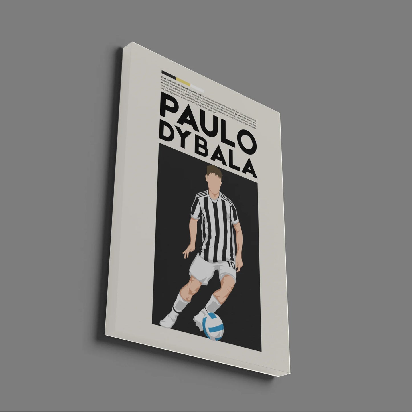 Paulo Dybala Juventus - Minimalist