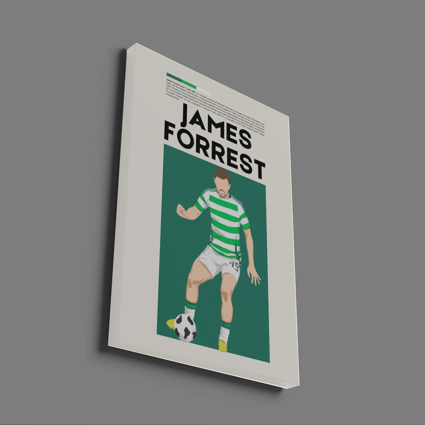 James Forrest Celtic - Minimalist