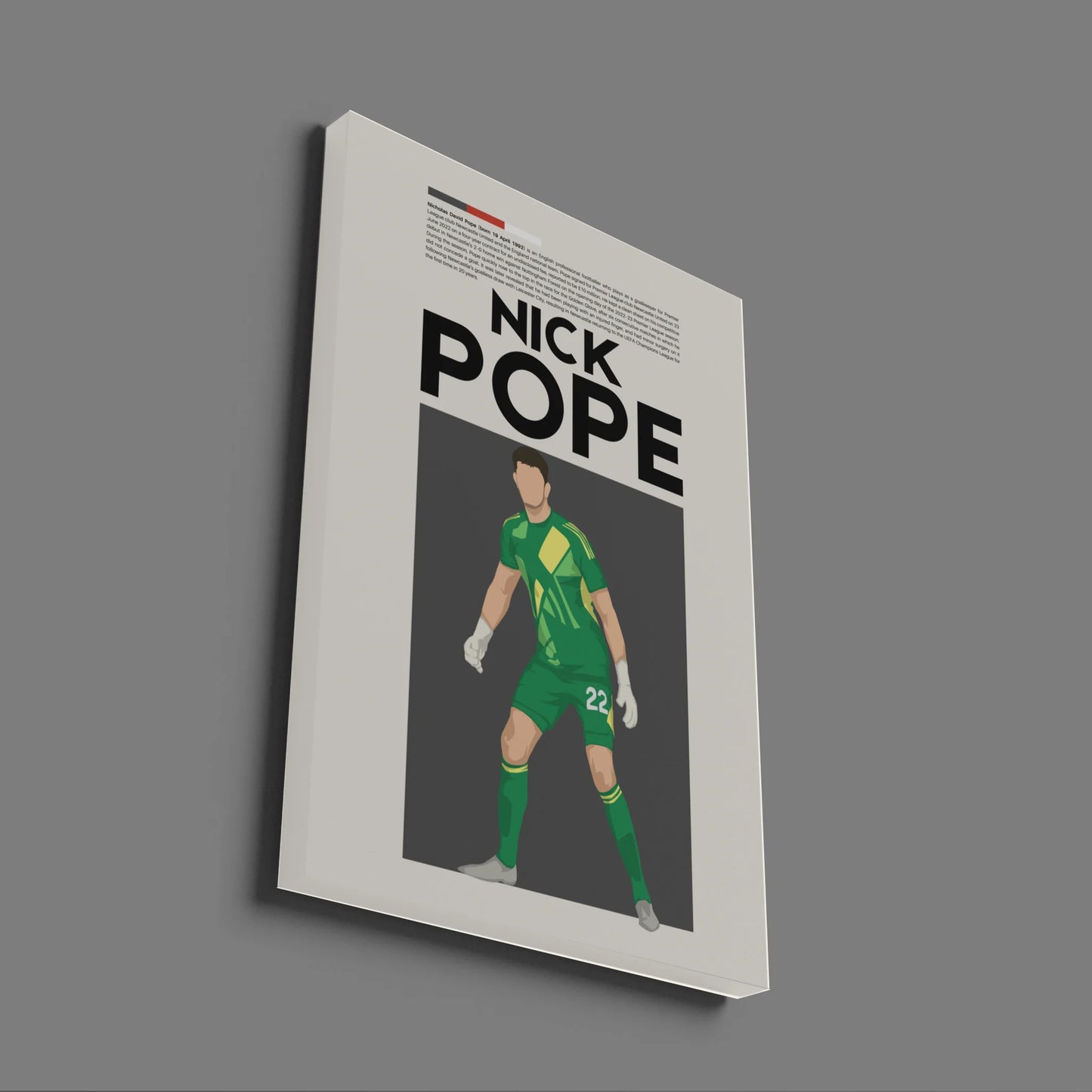 Nick Pope Newcastle - Minimalist