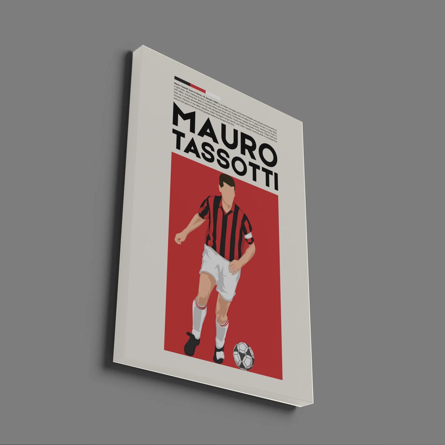 Mauro Tassotti AC Milan - Minimalist