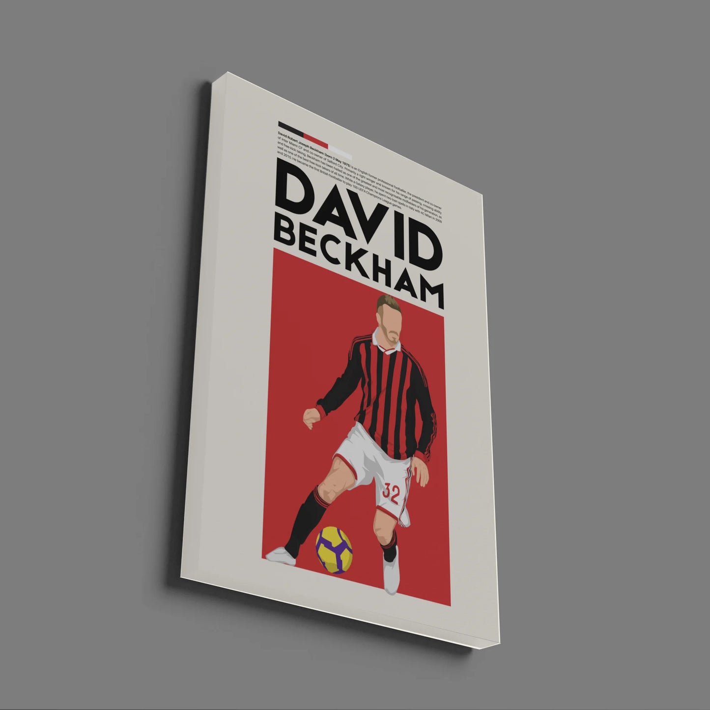 David Beckham AC Milan - Minimalist