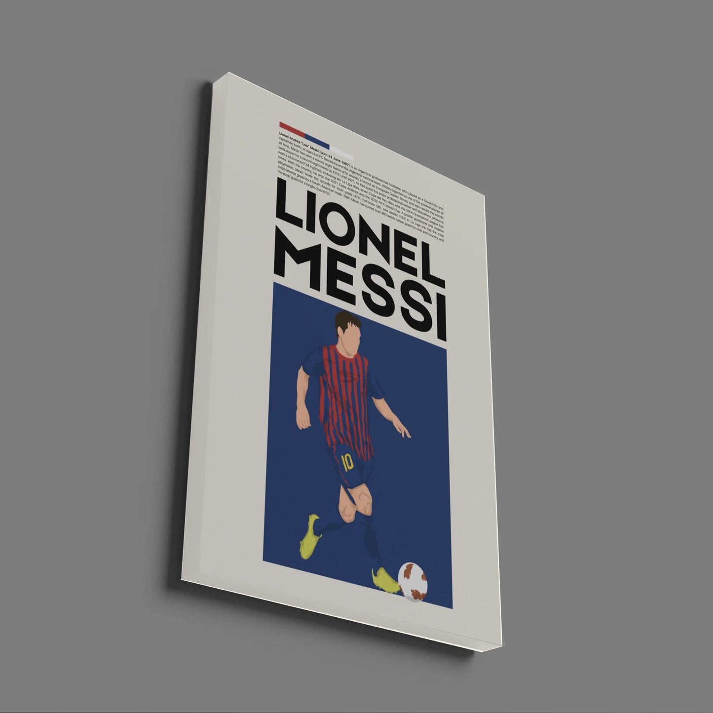 Lionel Messi Barcelona - Minimalist