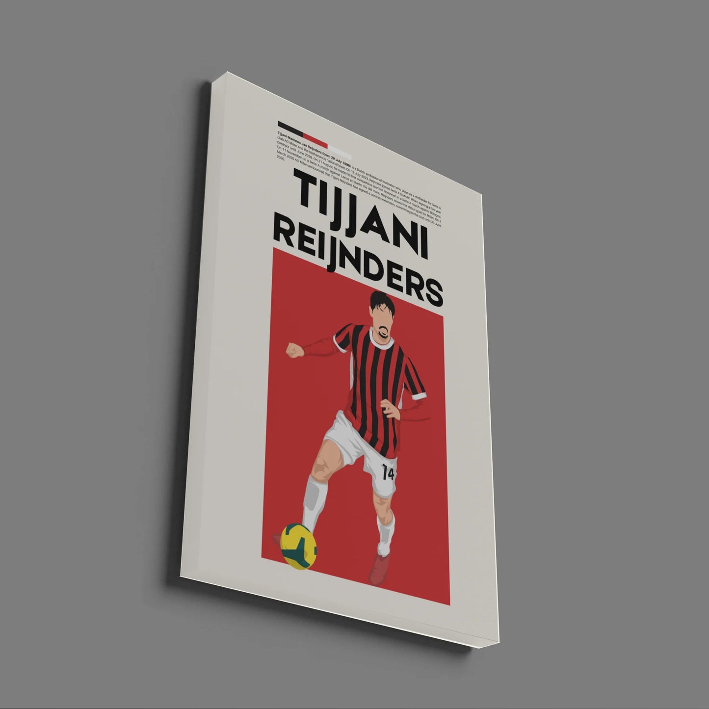 Tijjani Reijnders AC Milan - Minimalist