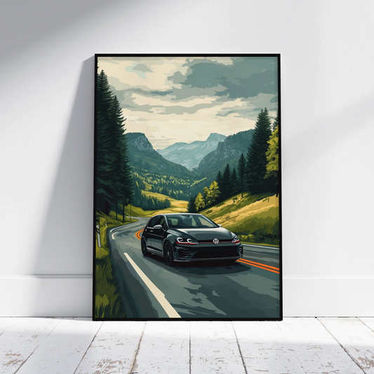 Volkswagen Golf GTI Poster - Fans Favourites