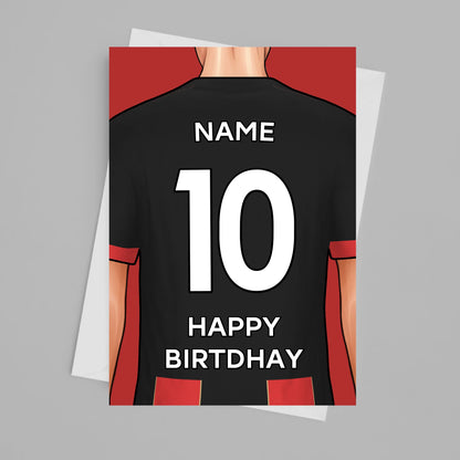 Bournemouth Personalised Card Poster - Fans Favourites