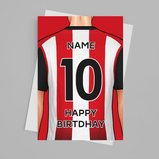 Brentford Personalised Card Poster - Fans Favourites