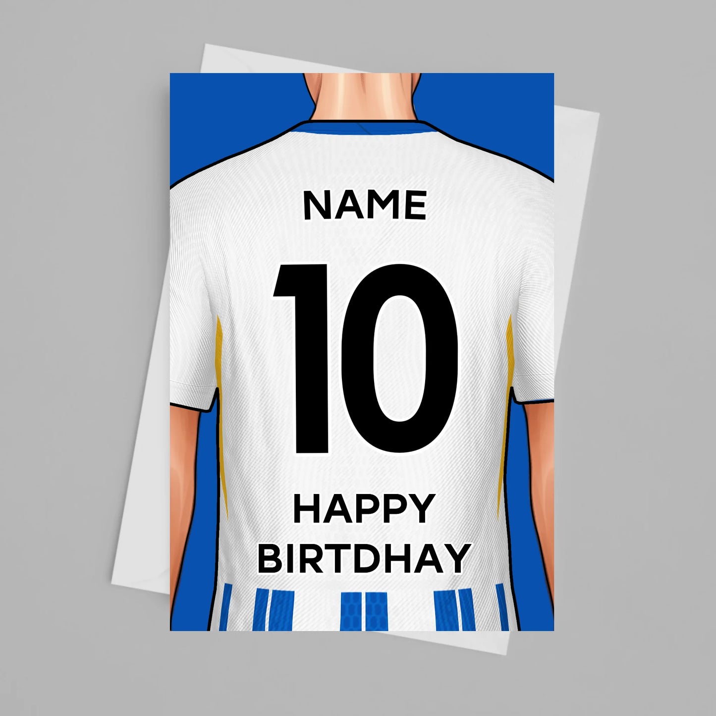 Brighton Personalised Card Poster - Fans Favourites