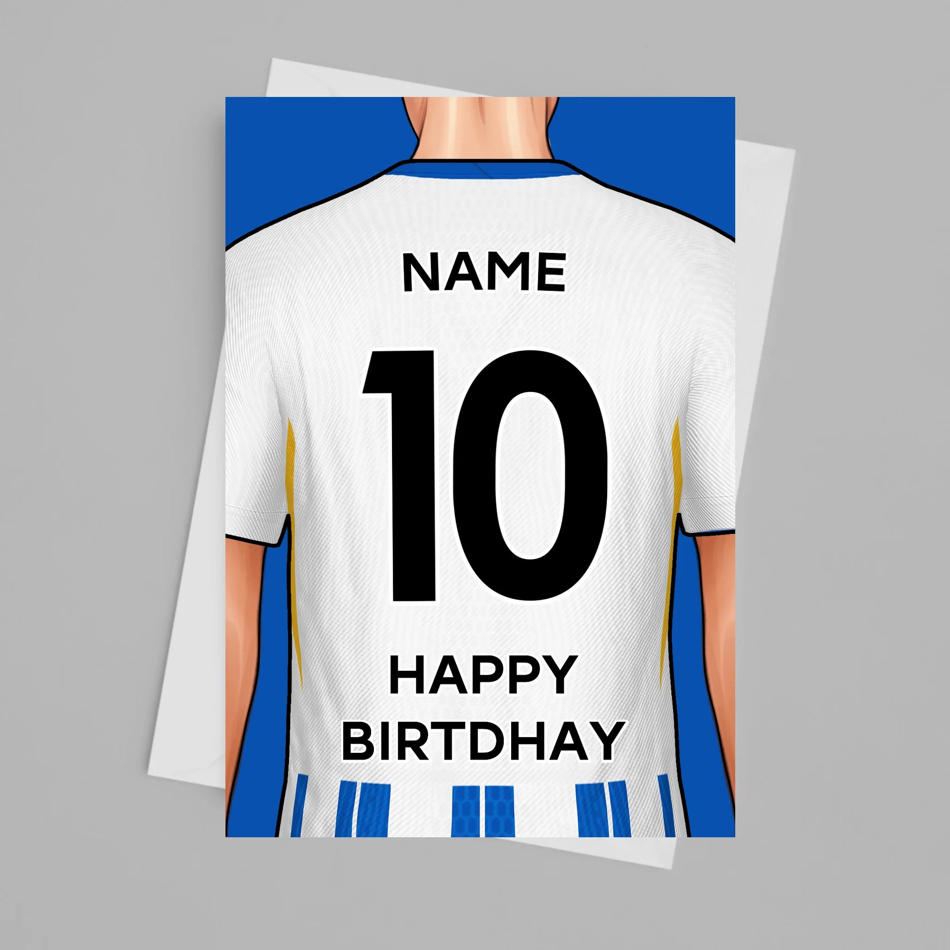 Brighton Personalised Card Poster - Fans Favourites
