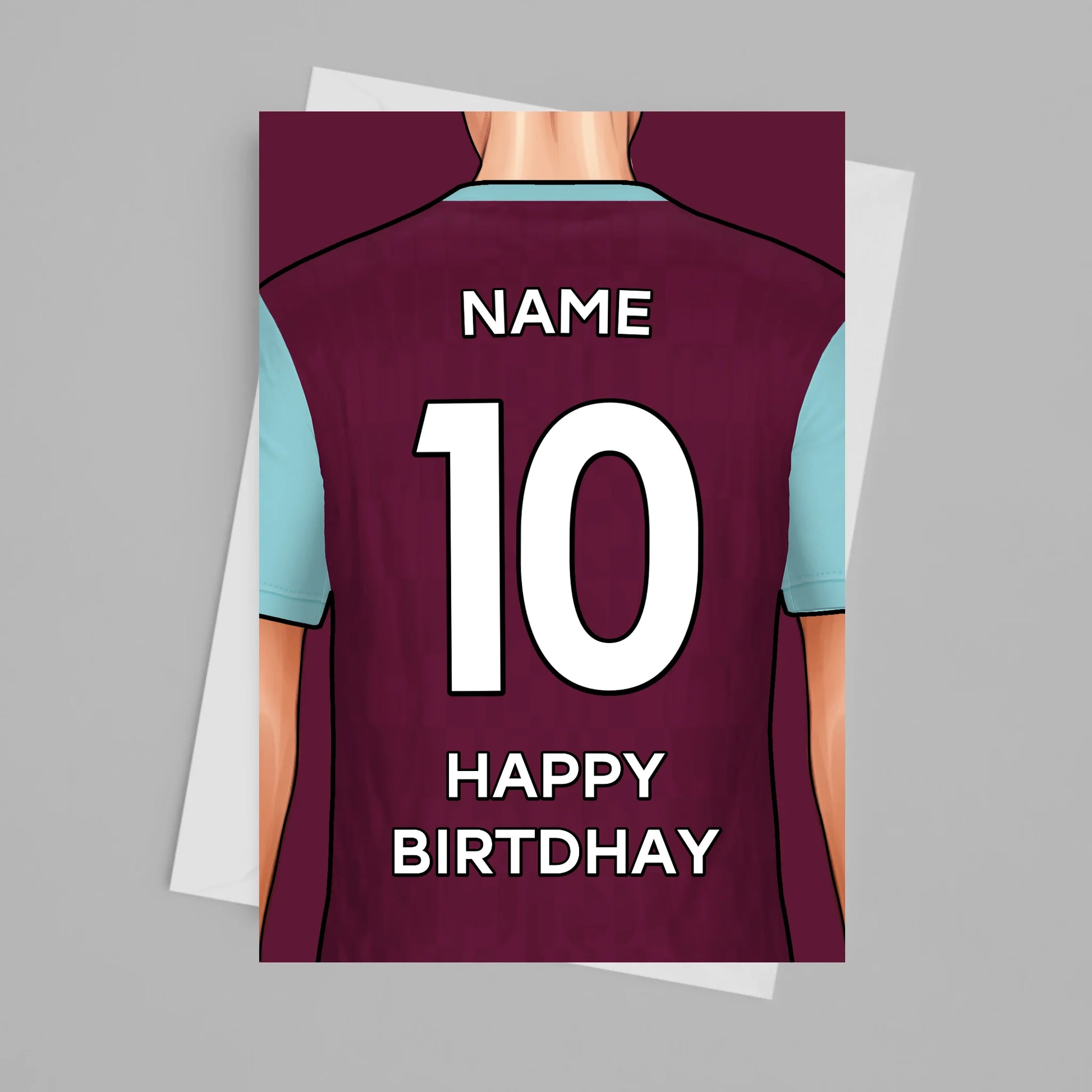 Burnley Personalised Card Poster - Fans Favourites