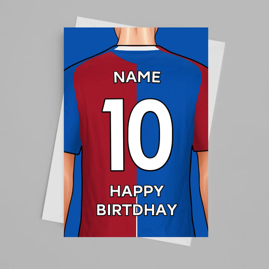 Crystal Palace Personalised Card Poster - Fans Favourites