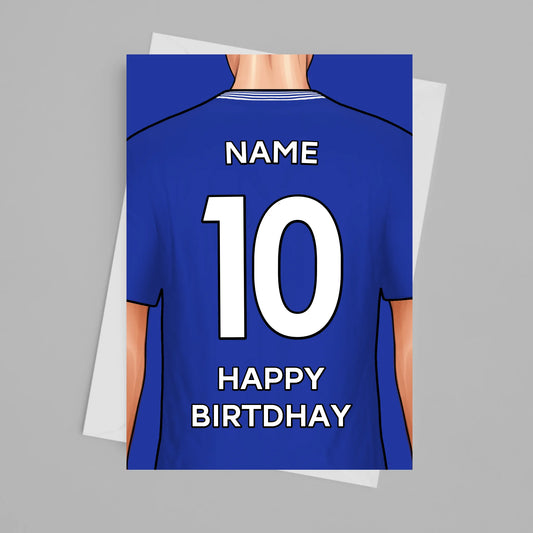 Everton Personalised Card Poster - Fans Favourites