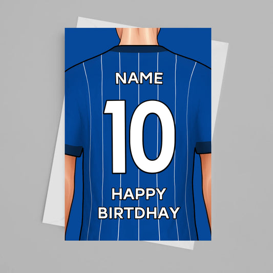 Ipswich Personalised Card Poster - Fans Favourites