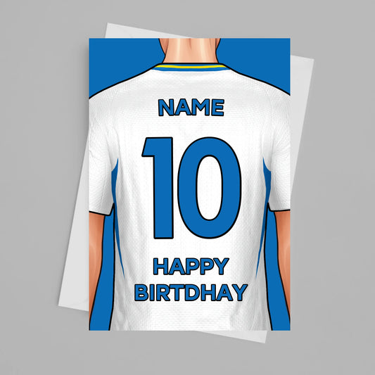 Leeds Personalised Card Poster - Fans Favourites