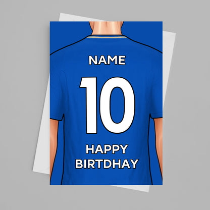 Leicester Personalised Card Poster - Fans Favourites