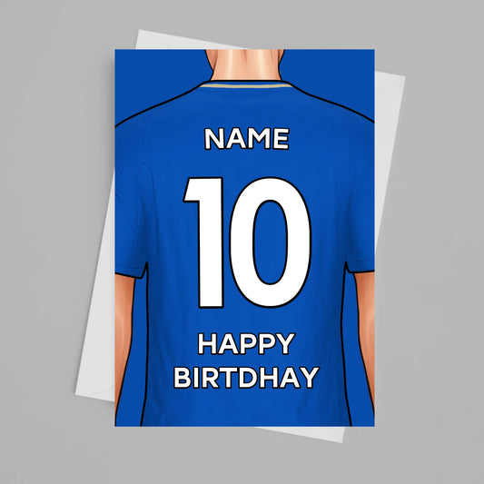 Leicester Personalised Card Poster - Fans Favourites