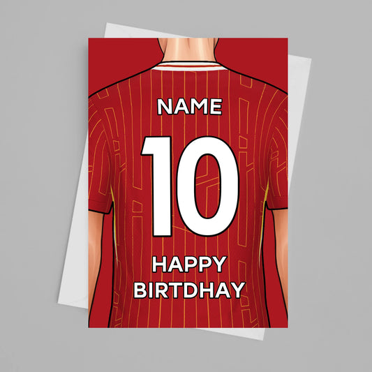 Liverpool Personalised Card Poster - Fans Favourites