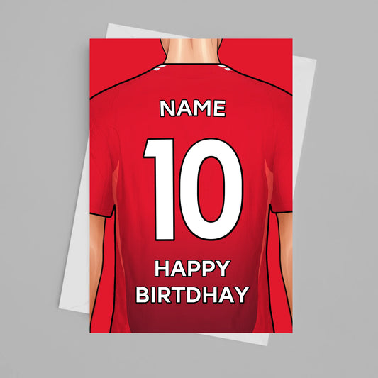 Man Utd Personalised Card Poster - Fans Favourites
