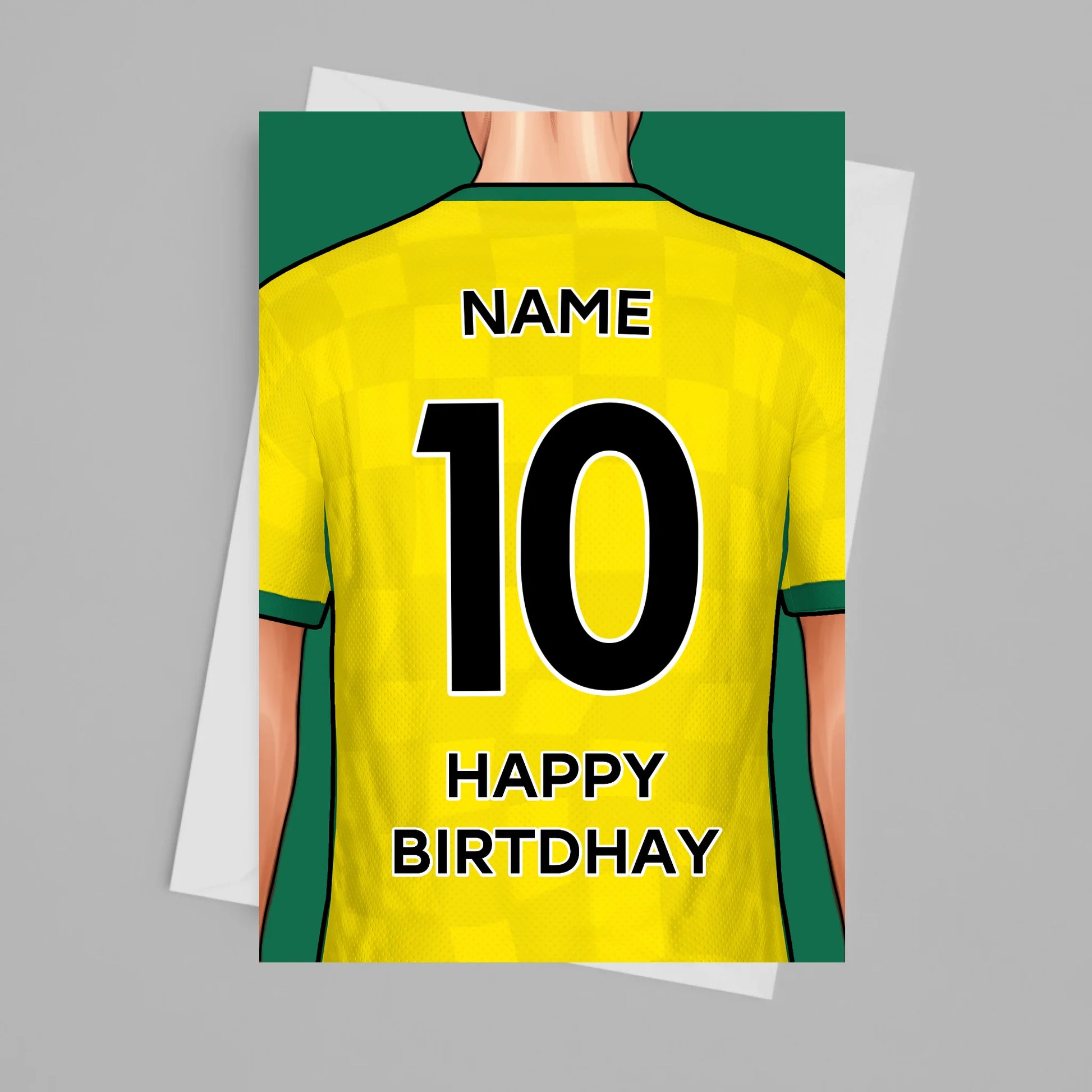 Norwich Personalised Card Poster - Fans Favourites