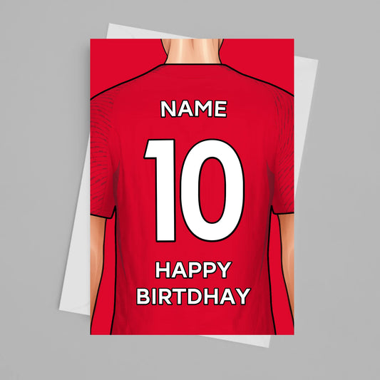 Nottingham Personalised Card Poster - Fans Favourites