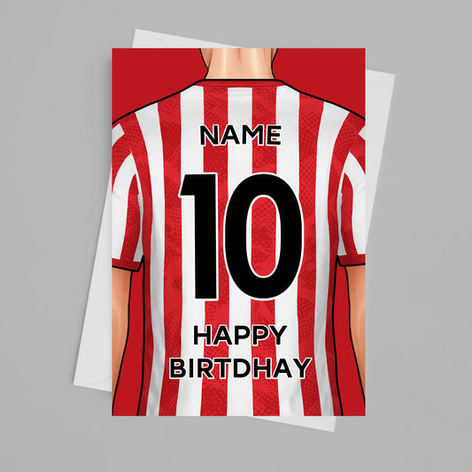 Sunderland Personalised Card Poster - Fans Favourites
