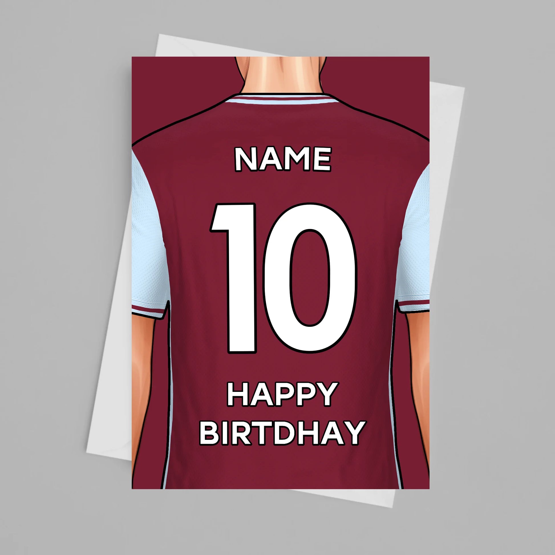 West Ham Personalised Card Poster - Fans Favourites