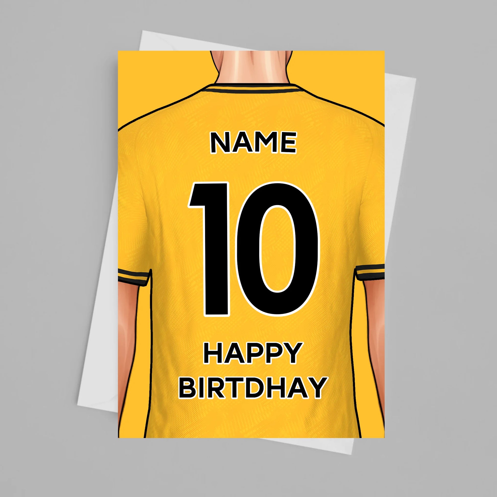 Wolves Personalised Card Poster - Fans Favourites
