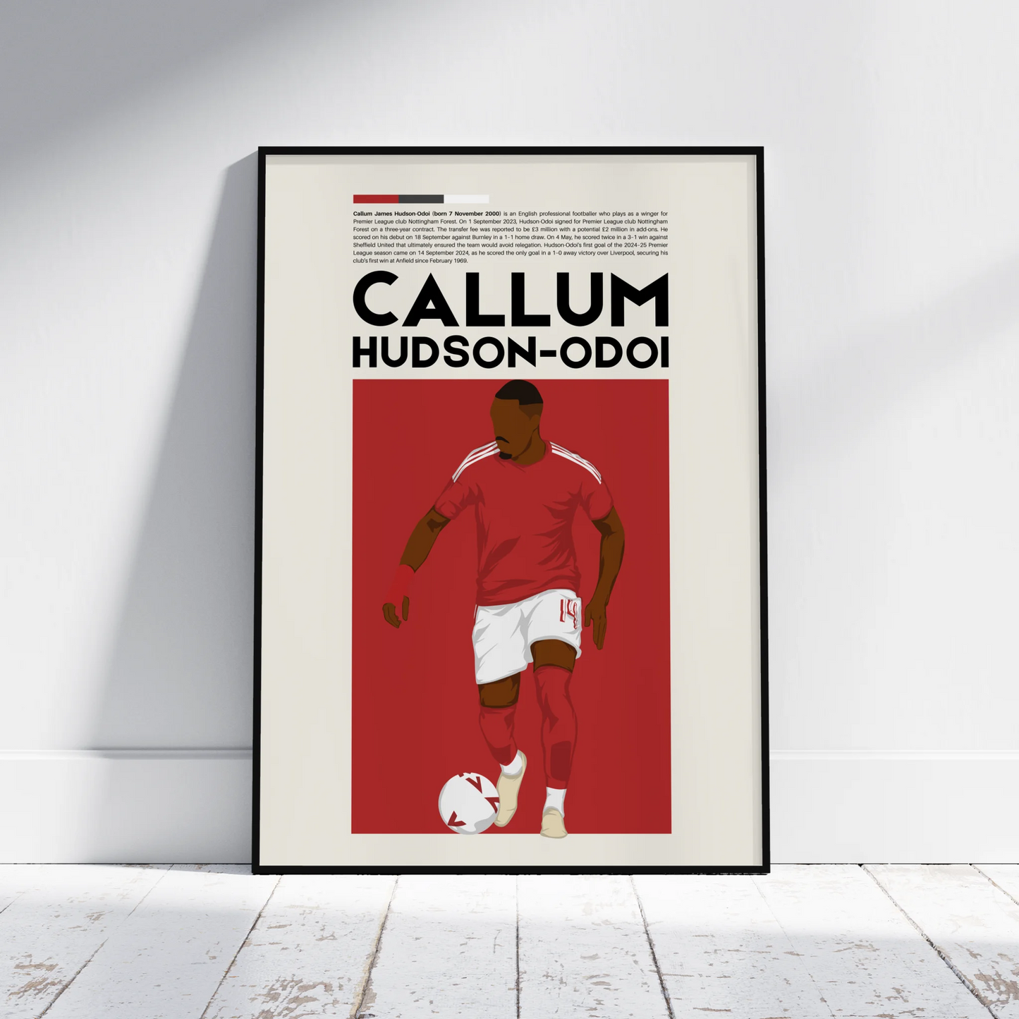 Callum Hudson-Odoi Nottingham - Minimalist Poster - Fans Favourites