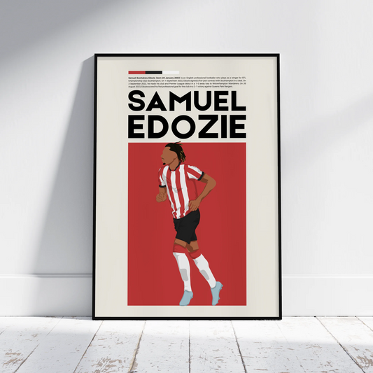 Samuel Edozie Southampton - Minimalist Poster - Fans Favourites