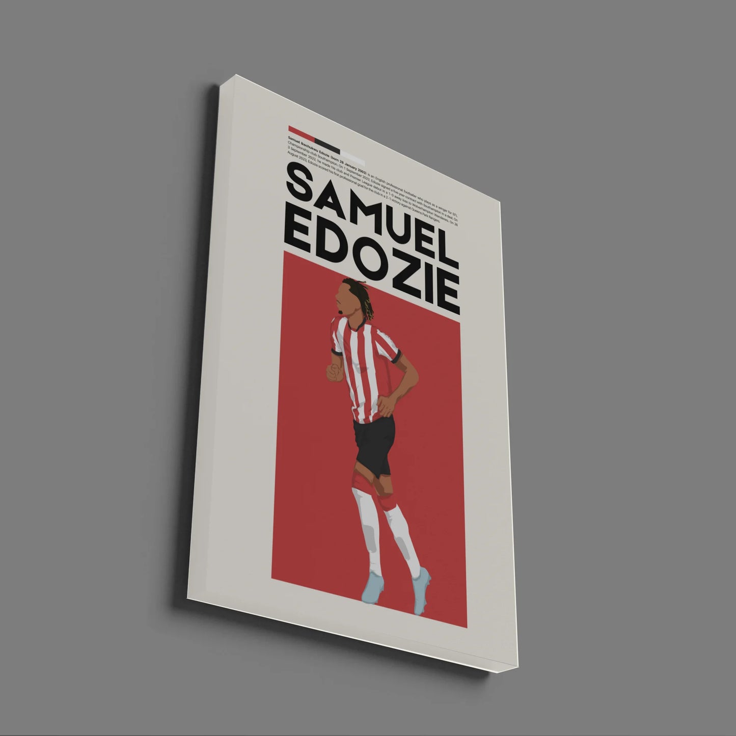 Samuel Edozie Southampton - Minimalist Poster - Fans Favourites
