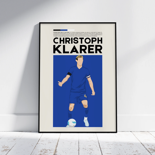Christoph Klarer Birmingham - Minimalist Poster - Fans Favourites