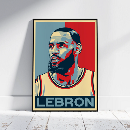 LeBron James - Hope Style Poster - Fans Favourites