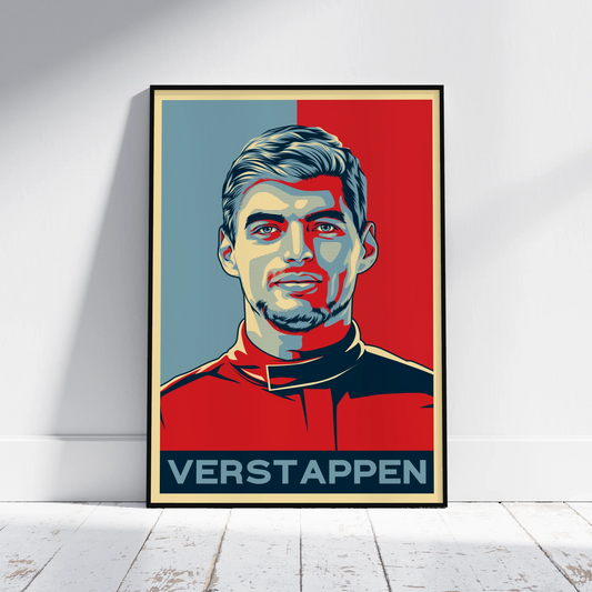 Max Verstappen - Hope Style Poster - Fans Favourites