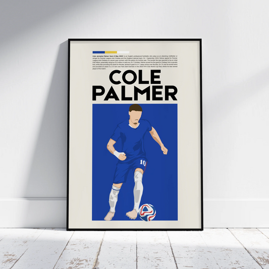Cole Palmer Chelsea - Minimalist Poster - Fans Favourites