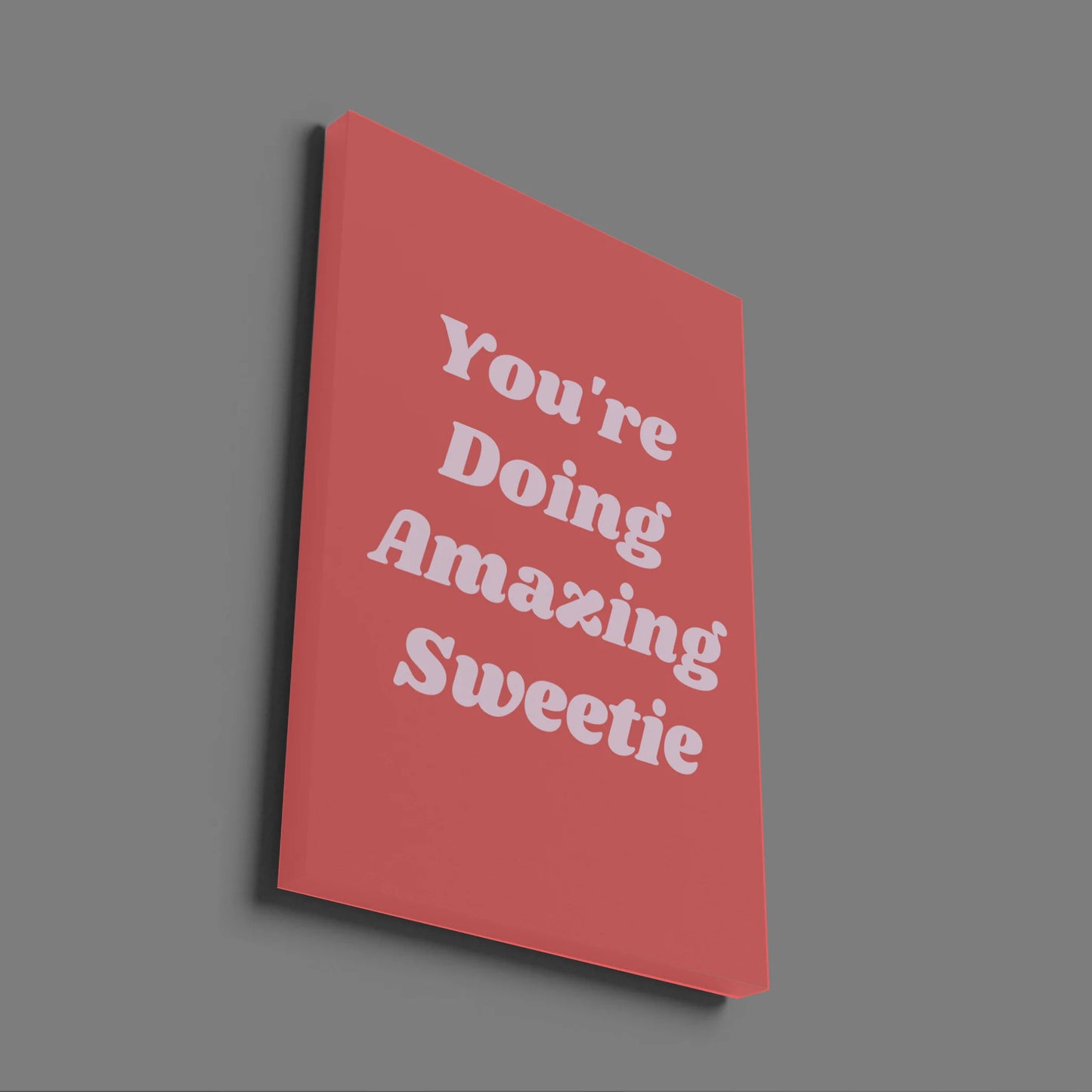 You're Doing Amazing Sweetie - Personalised Gift Poster - Fans Favourites