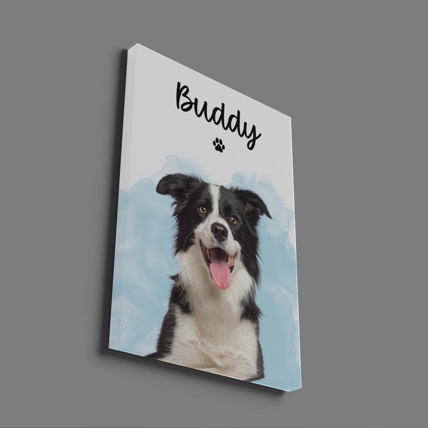 Dog Print Background Removed - Personalised Gift Poster - Fans Favourites