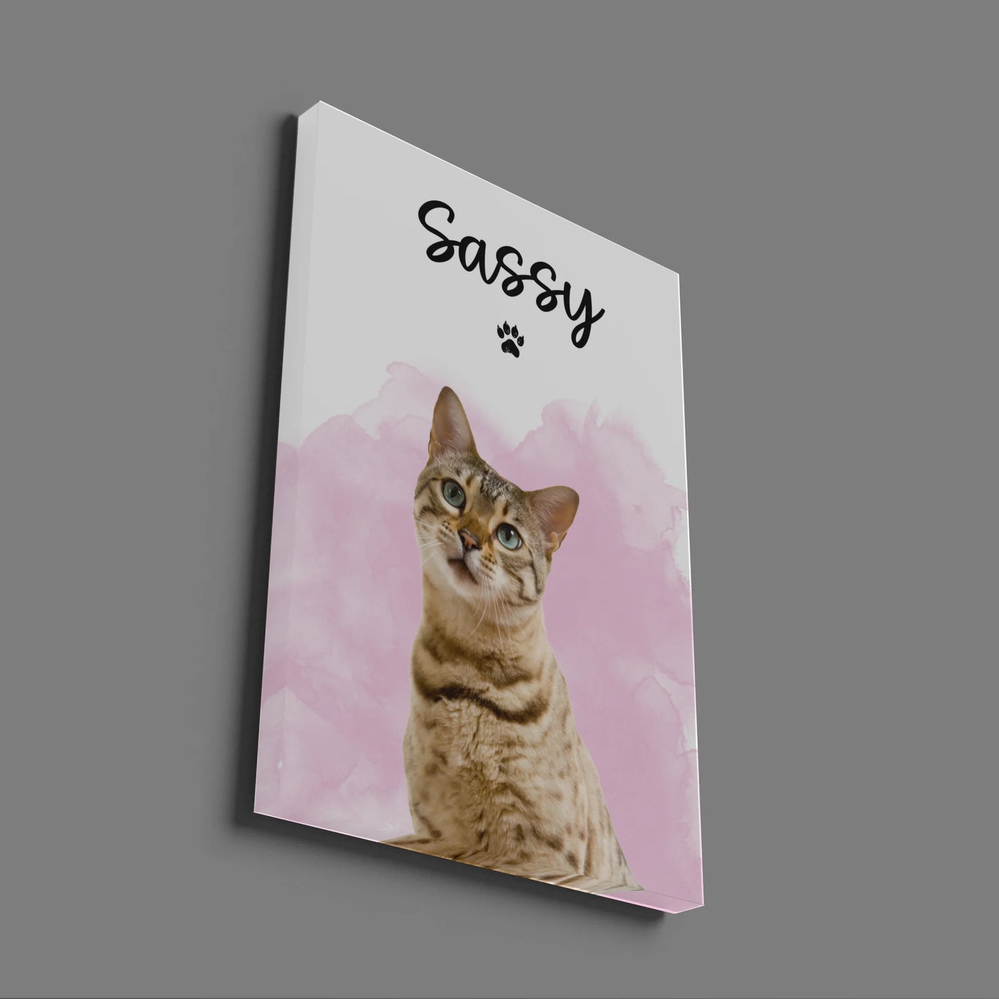 Cat Print Background Removed - Personalised Gift Poster - Fans Favourites