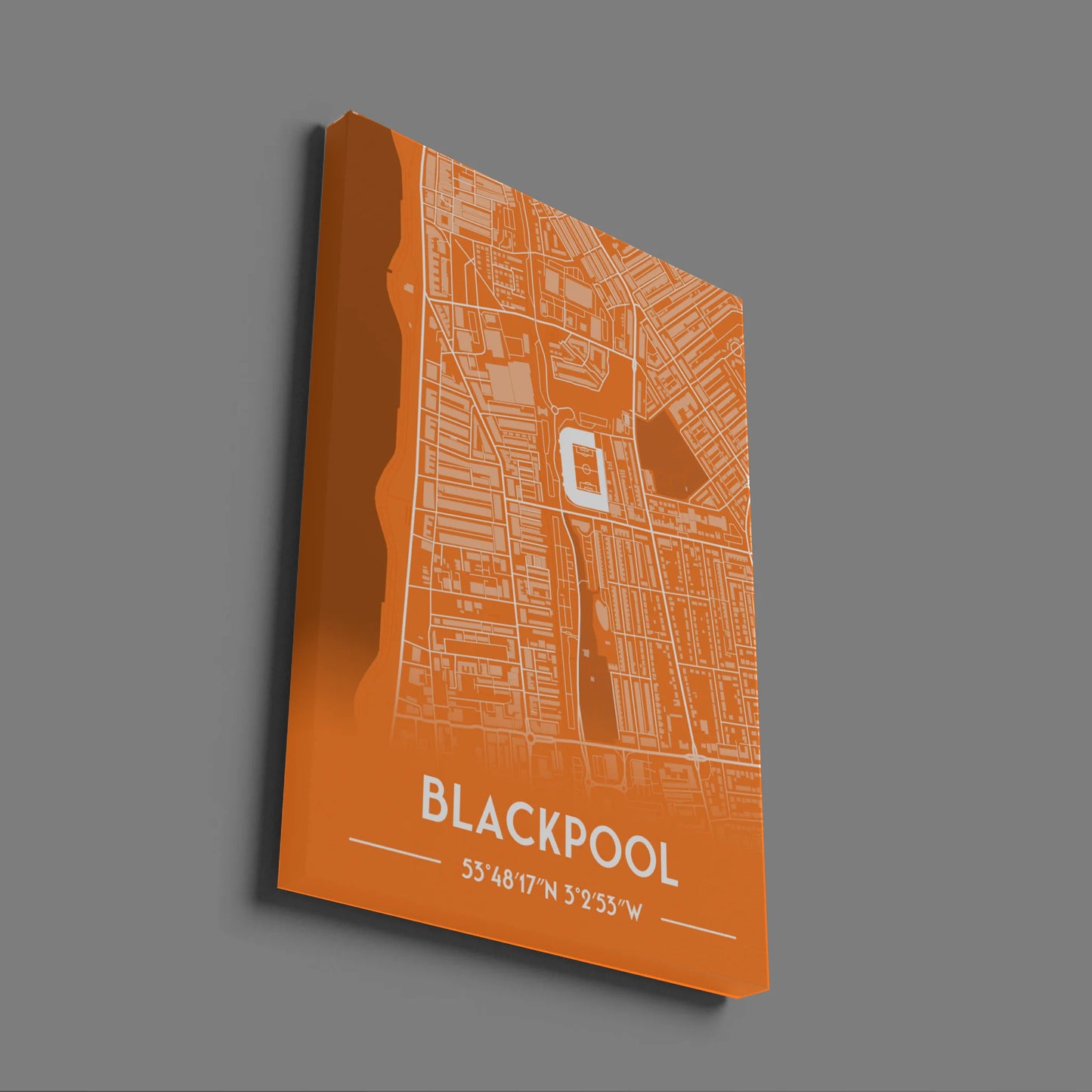 Blackpool - Stadium Map Poster - Fans Favourites