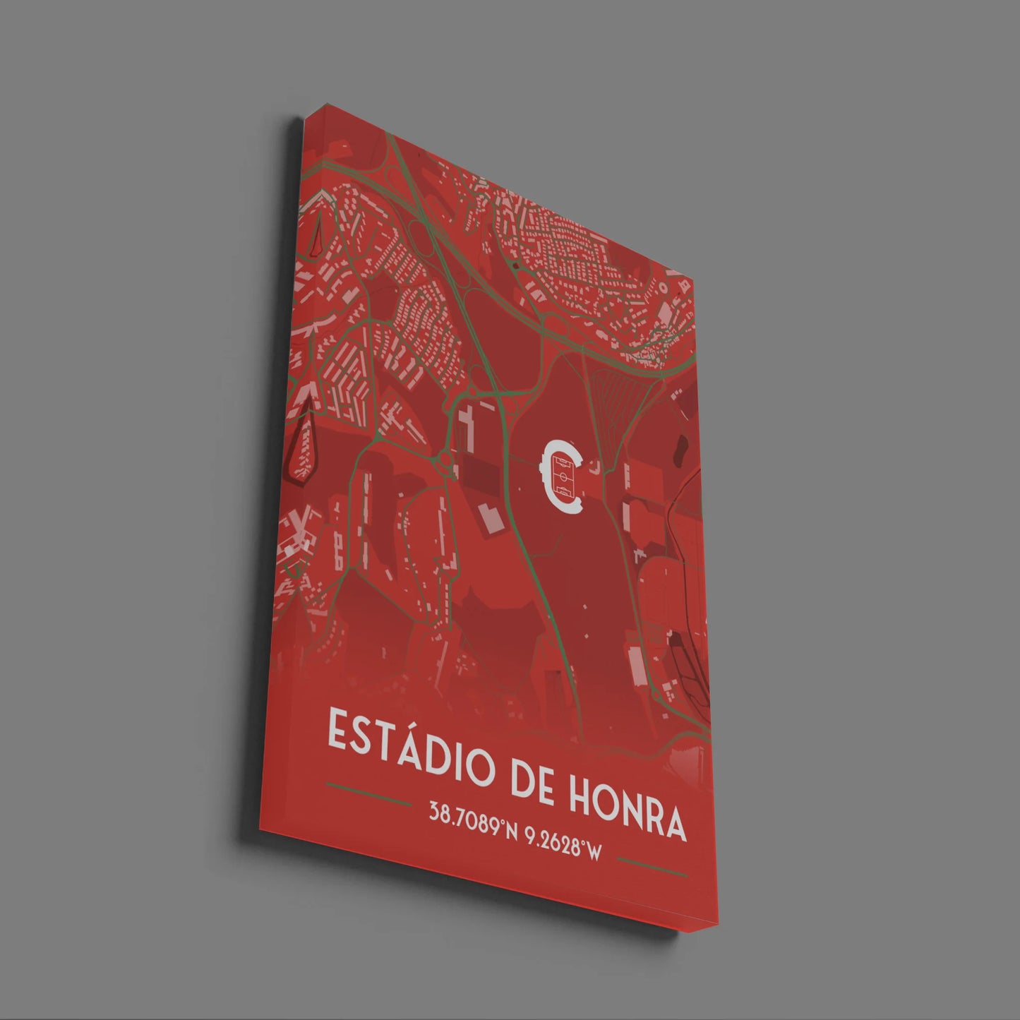 Estádio de Honra Portugal - Stadium Map Poster - Fans Favourites