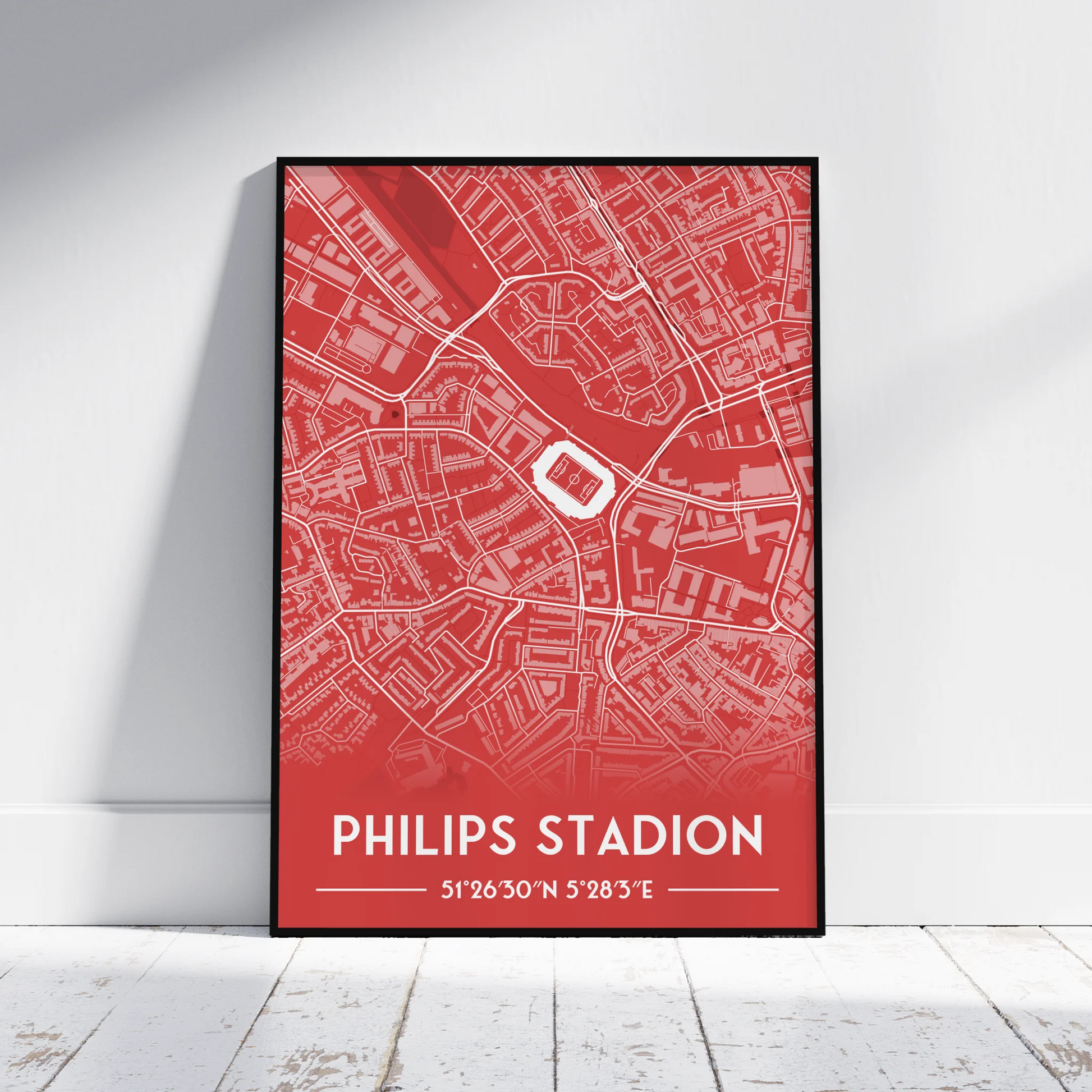 PSV - Stadium Map Poster - Fans Favourites