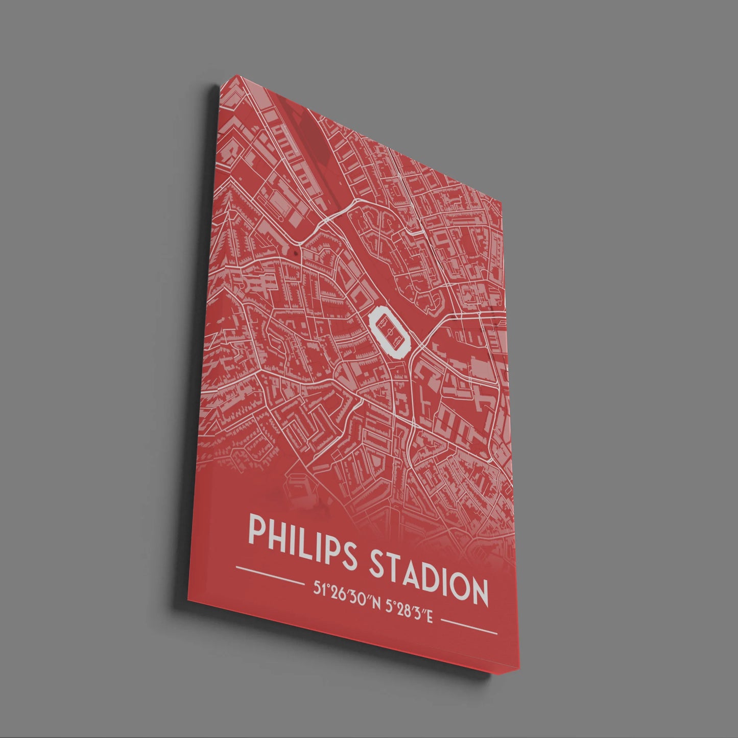 PSV - Stadium Map Poster - Fans Favourites