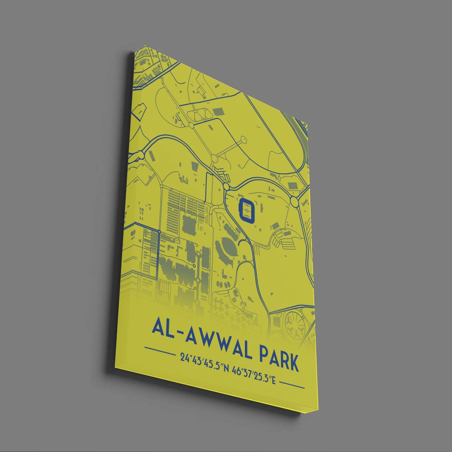 Al Nassr - Stadium Map Poster - Fans Favourites