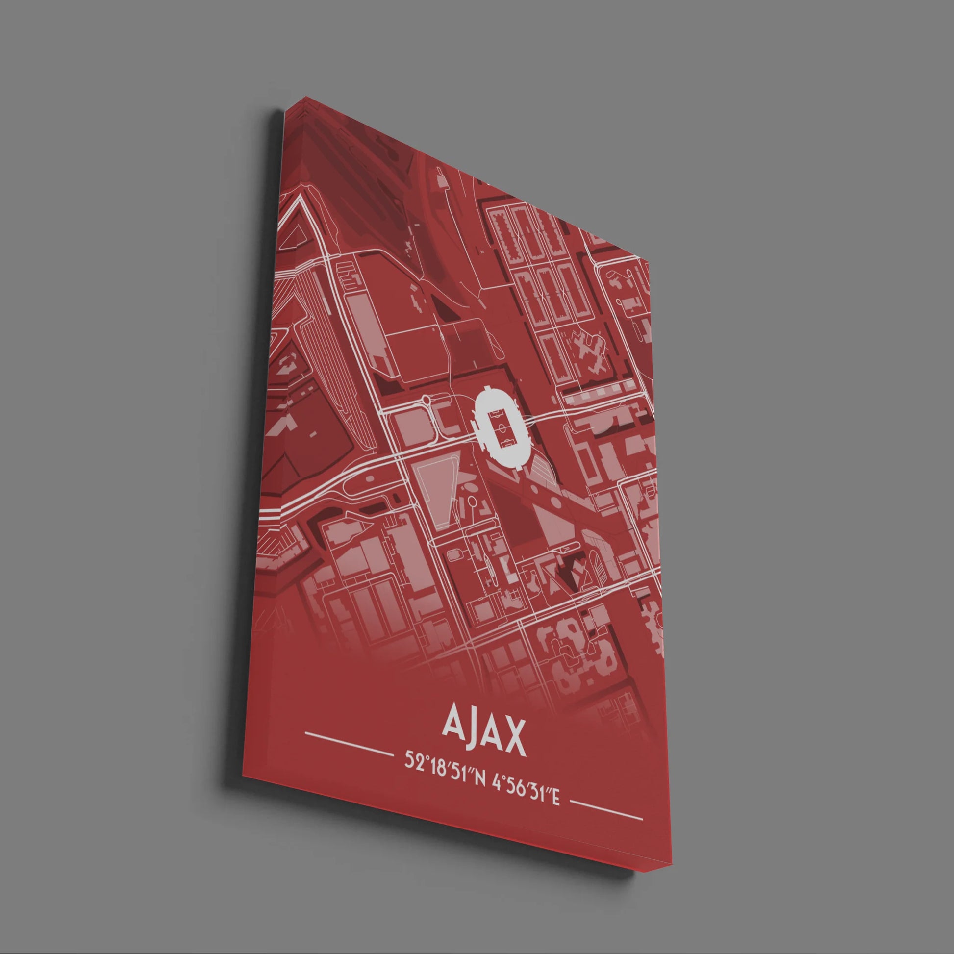 Ajax Johan Cruyff Arena - Stadium Map Poster - Fans Favourites