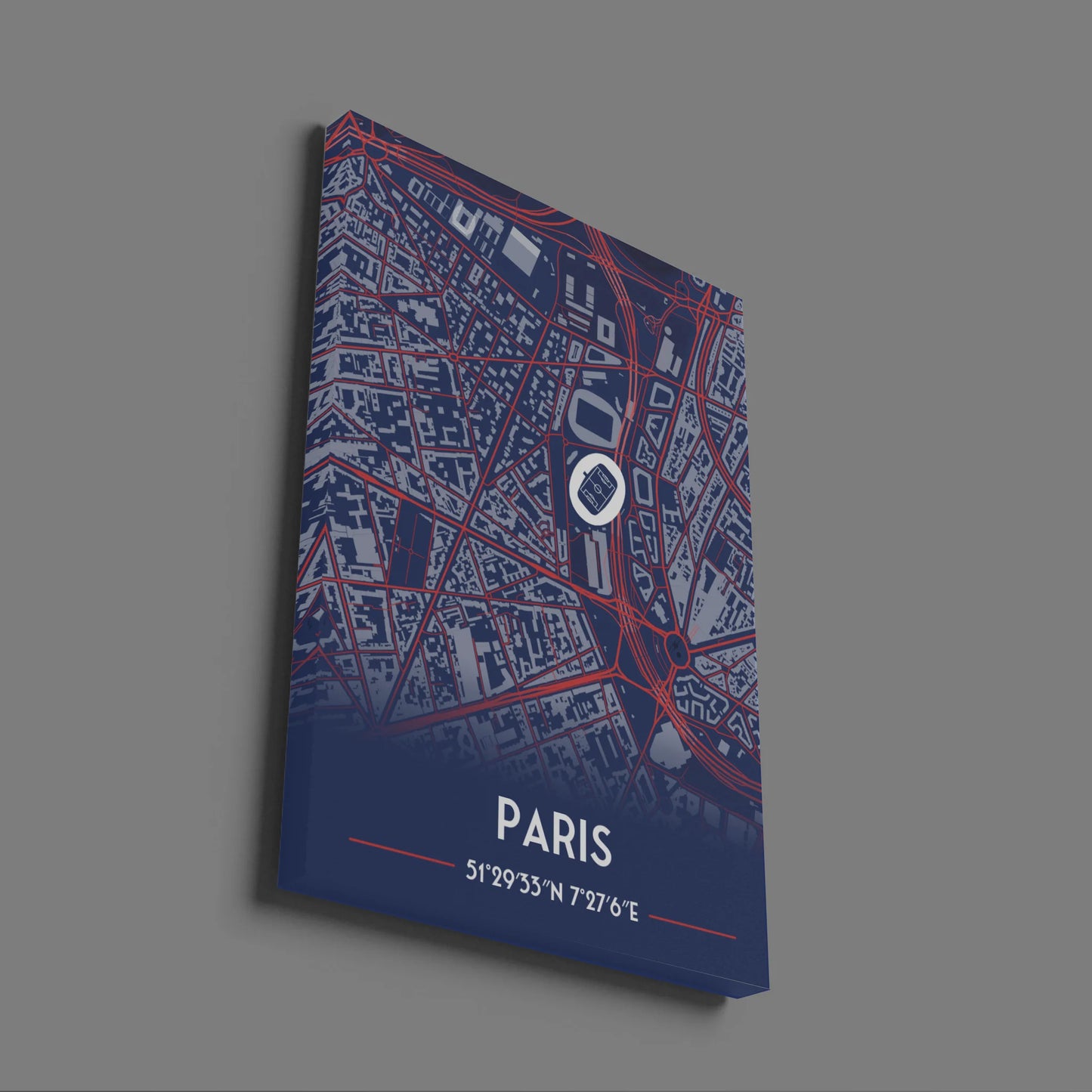 PSG - Stadium Map Poster - Fans Favourites